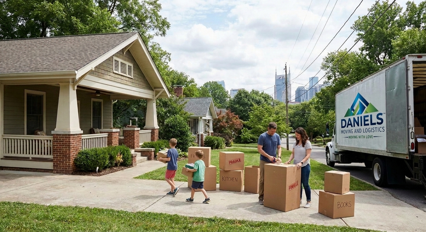 Preparing for a long-distance move from Nashville with careful planning and organization